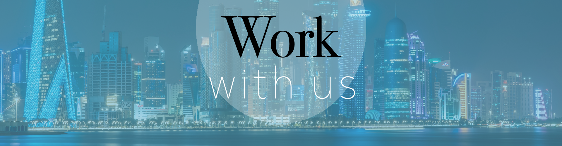 Work With Us Banner